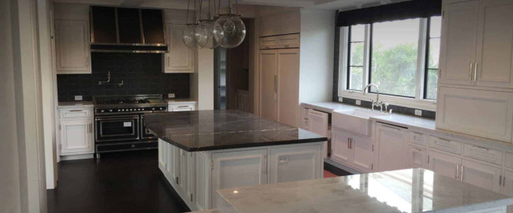 countertop installed in a kitchen
